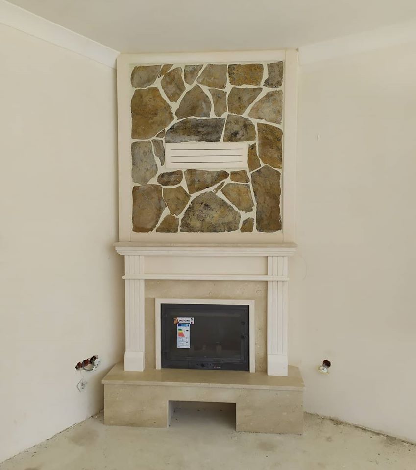 Doğaevleri şömine imalatımız tamam